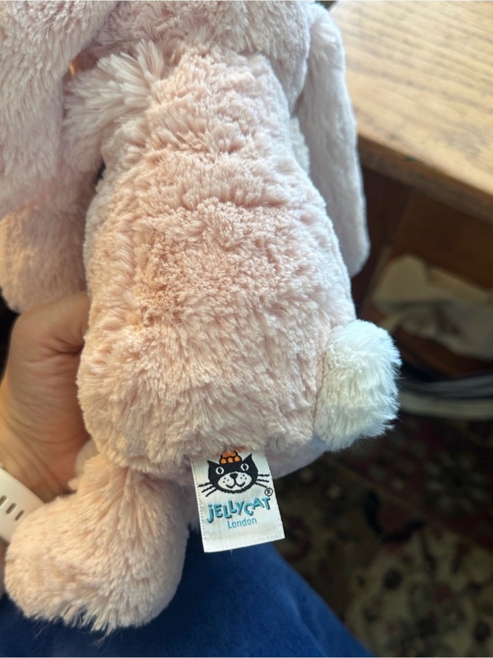 Jellycat Medium Blush Blossom Bunny - Picture 3 of 4